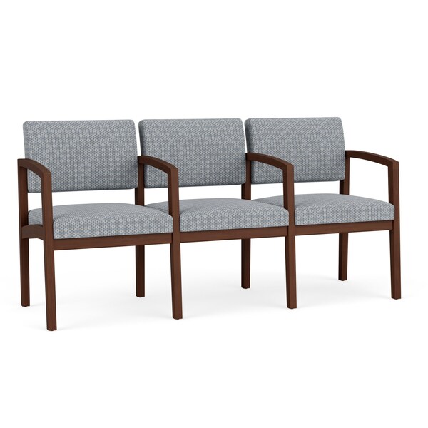Lesro Lenox 3 Seat Tandem Seating W/ Arms, 65 in W 26 in L 31.5 in H LW3103 - main